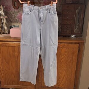 LOFT Women's Light Blue Straight Leg Jeans